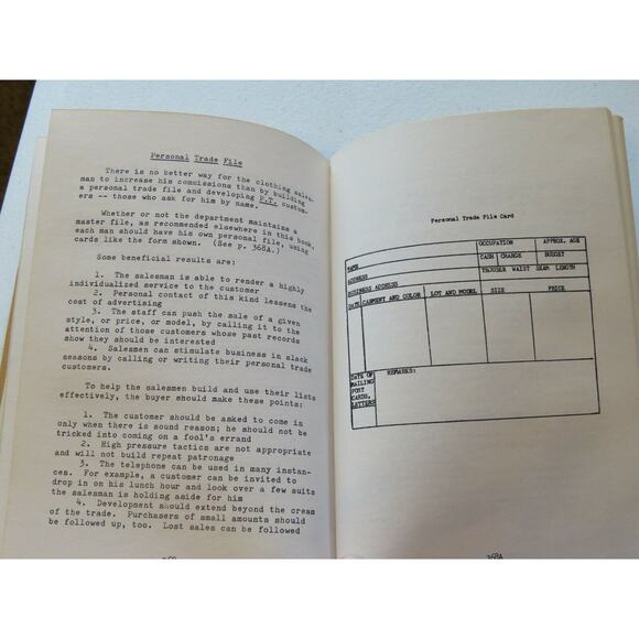 Profitable Merchandising of Men's Clothing 1967 Vintage Hardcover Book - Picture 11 of 12